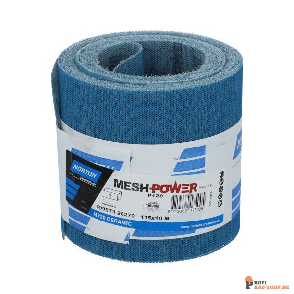 nortonschleifmittel/NORTON_schleifmittel_69957326270 Regular Rolls Selfgrip Norton-Meshpower Ceramic-115x10m_120_179223